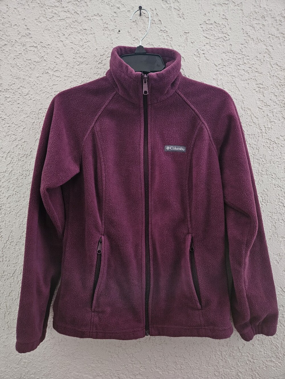 Columbia Benton Springs Full Zip Fleece Jacket Womens Medium Purple WL6439-617